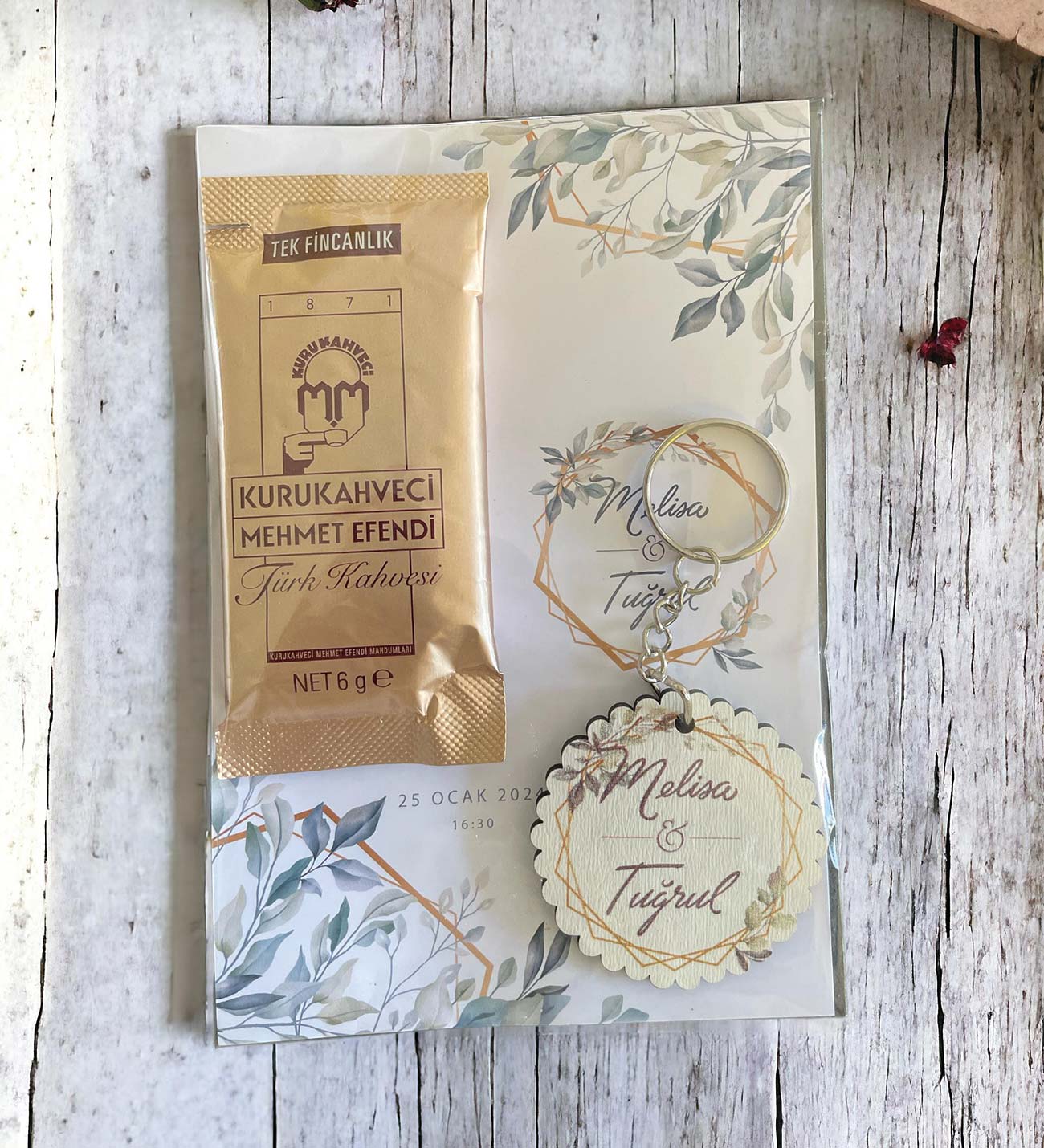 Söz, Nişan, Kız İsteme Kahve ve Anahtarlık Kart Hediyelik 30 Adet (007)