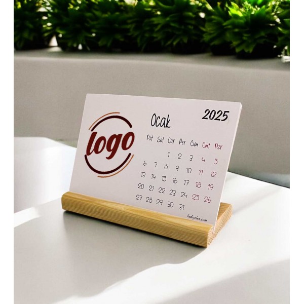 Logo Baskılı Masa Takvimi