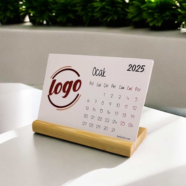 Logo Baskılı Masa Takvimi