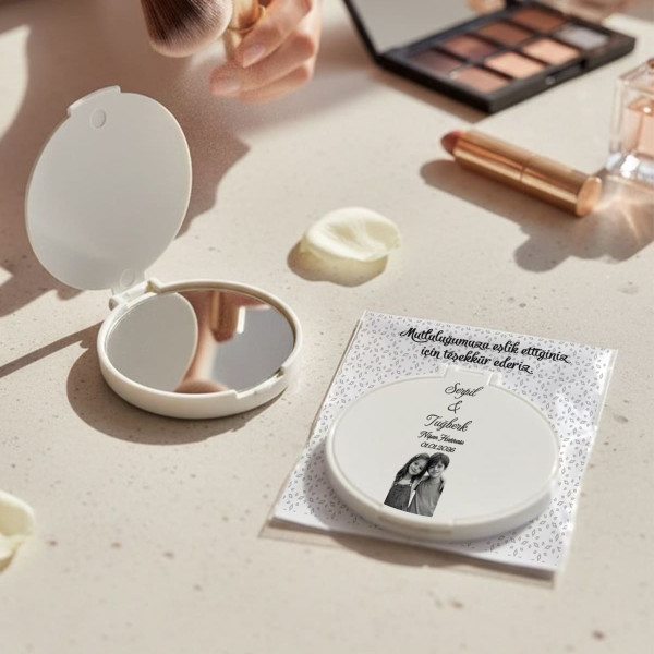Söz - Nişan - Nikah Hediyesi Kapaklı Ayna 002