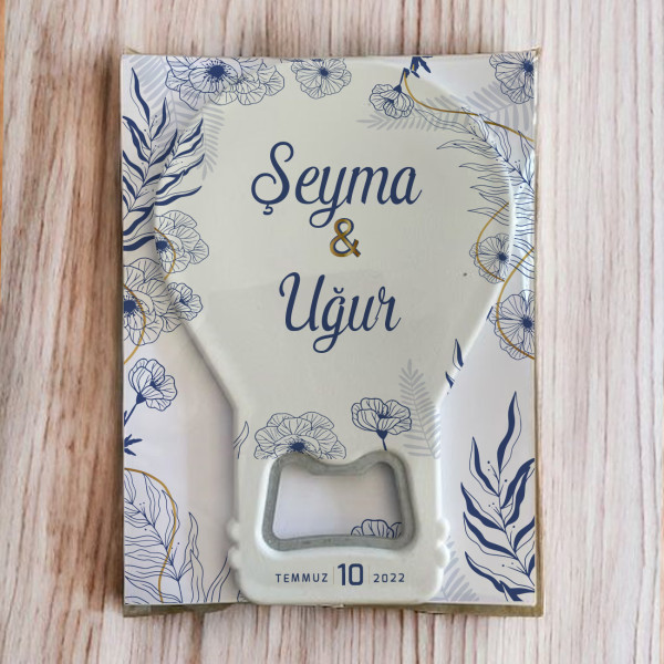 Nikah - Düğün - Nişan Balon Açacak Magnet Hediyesi 30 adet 002