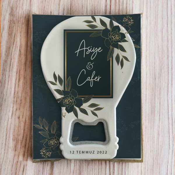 Nikah - Düğün - Nişan Balon Açacak Magnet Hediyesi 30 adet 003