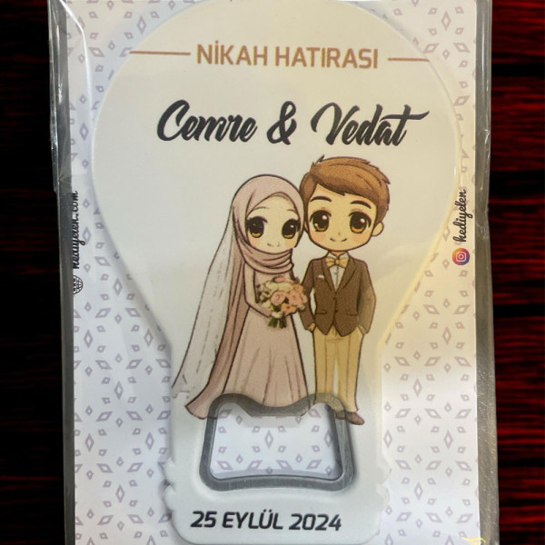 Söz, Nişan, Nikah, Düğün Hediyesi Balon Açacak Magnet Kart ve Ambalajlı Tek Tek (blnmg15)