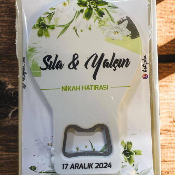 Söz, Nişan, Nikah, Düğün Hediyesi Balon Açacak Magnet Kart ve Ambalajlı Tek Tek (blnmg2)