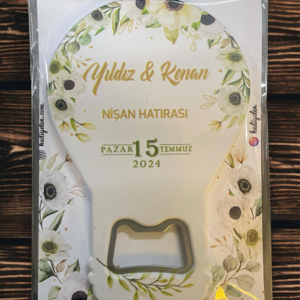 Söz, Nişan, Nikah, Düğün Hediyesi Balon Açacak Magnet Kart ve Ambalajlı Tek Tek (blnmg6)