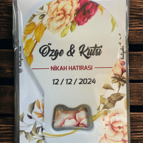 Söz, Nişan, Nikah, Düğün Hediyesi Balon Açacak Magnet Kart ve Ambalajlı Tek Tek (blnmg8)