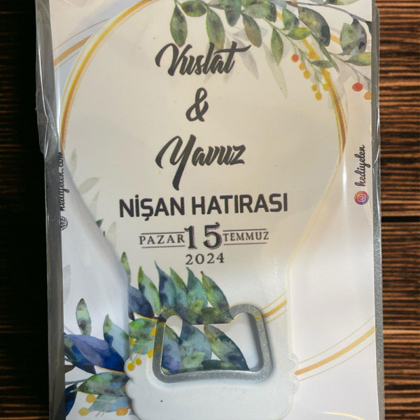 Söz, Nişan, Nikah, Düğün Hediyesi Balon Açacak Magnet Kart ve Ambalajlı Tek Tek (blnmg9)