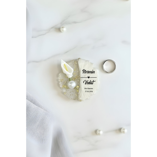  Epoksi Magnet Gala Çiçek Süslemeli 