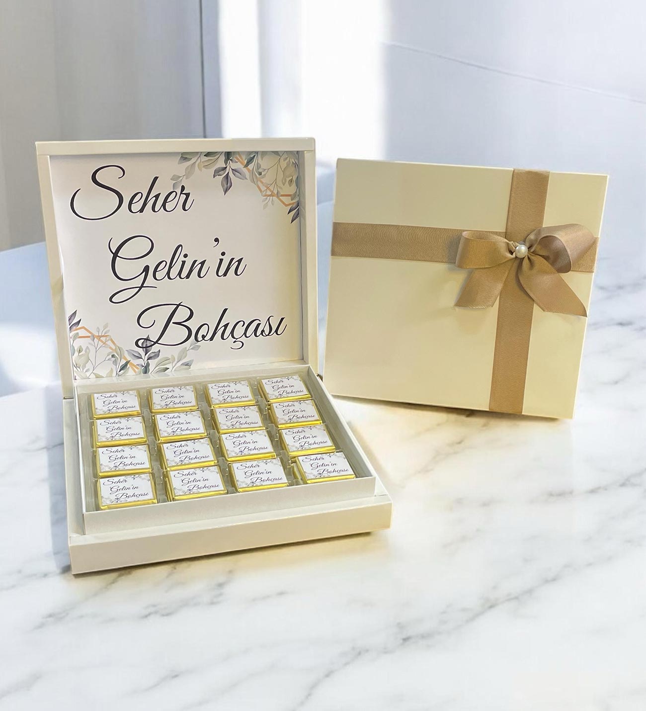 Gelin Bohçası Hediyesi Madlen Çikolata