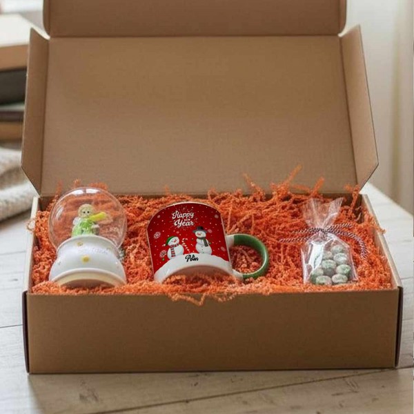 Yılbaşı Hediyesi Kar Küreli Happy New Year Hediyelik Set