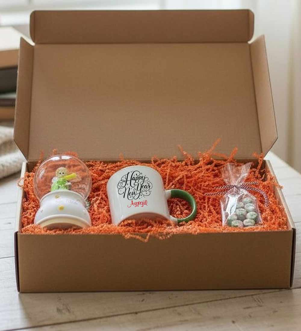 Yılbaşı Hediyesi Kişiye Özel Kar Küreli Hediyelik Set