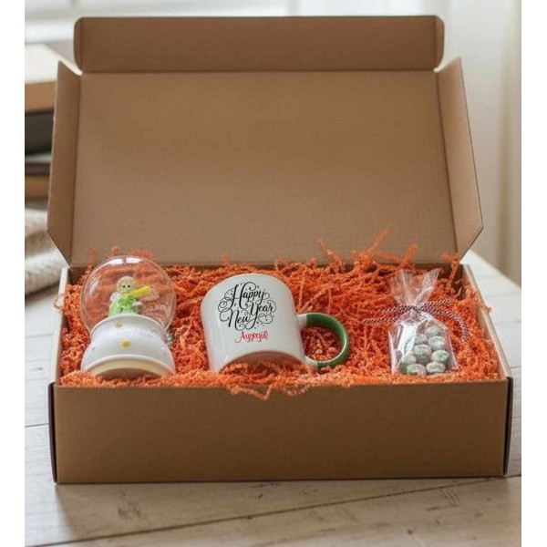 Yılbaşı Hediyesi Kişiye Özel Kar Küreli Hediyelik Set