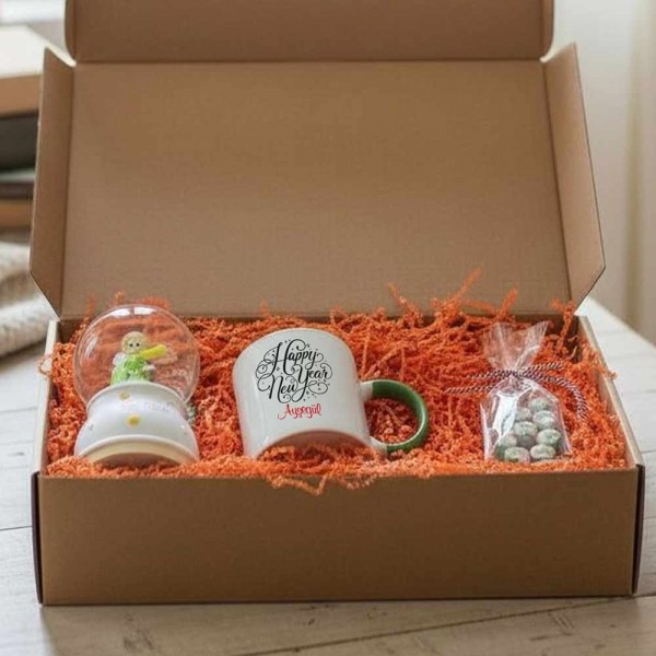 Yılbaşı Hediyesi Kişiye Özel Kar Küreli Hediyelik Set