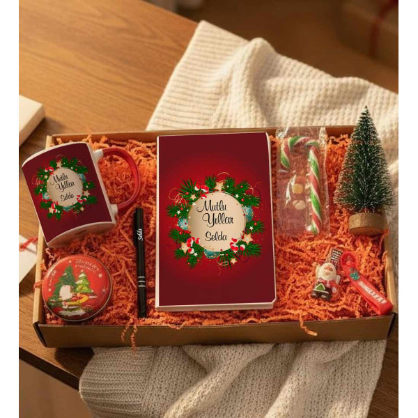 Yılbaşı Hediyesi Mutlu Yıllar İsimli Hediyelik Set