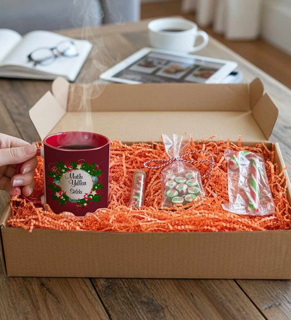 Yeni Yıl Hediyesi Şekerlemeli Hediye Seti