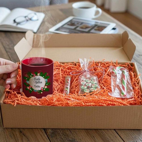 Yeni Yıl Hediyesi Şekerlemeli Hediye Seti