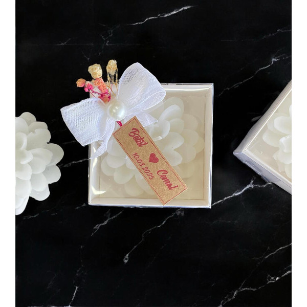 Söz, Nişan, Düğün Hediyesi Lotus Mum (30 Adet)