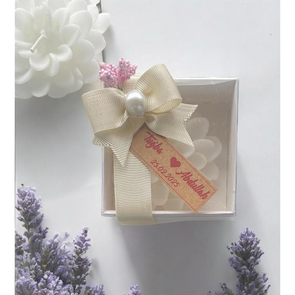Söz, Nişan, Düğün Hediyesi Lotus Mum 2 (30 Adet)