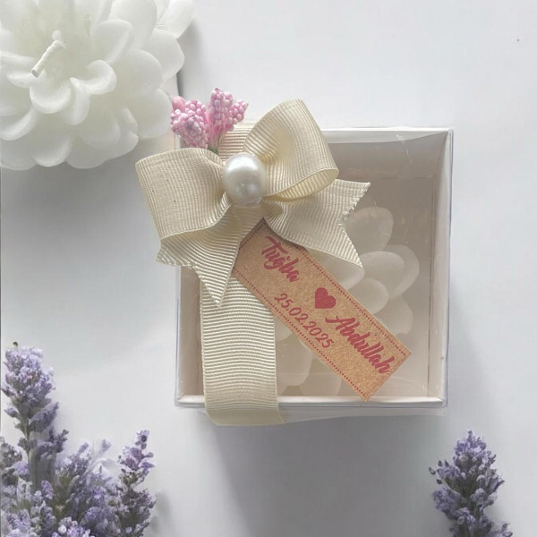 Söz, Nişan, Düğün Hediyesi Lotus Mum 2 (30 Adet)