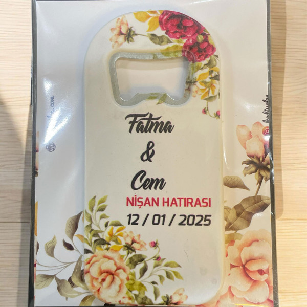 Söz, Nişan, Nikah, Düğün Hediyesi Açacak Magnet Kart ve Ambalajlı Tek Tek (uznmg10)