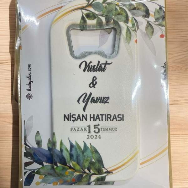 Söz, Nişan, Nikah, Düğün Hediyesi Açacak Magnet Kart ve Ambalajlı Tek Tek (uznmg7)