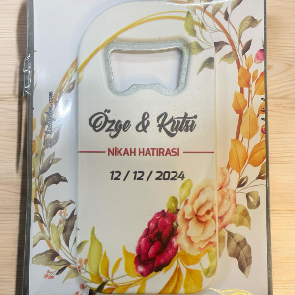 Söz, Nişan, Nikah, Düğün Hediyesi Açacak Magnet Kart ve Ambalajlı Tek Tek (uznmg9)