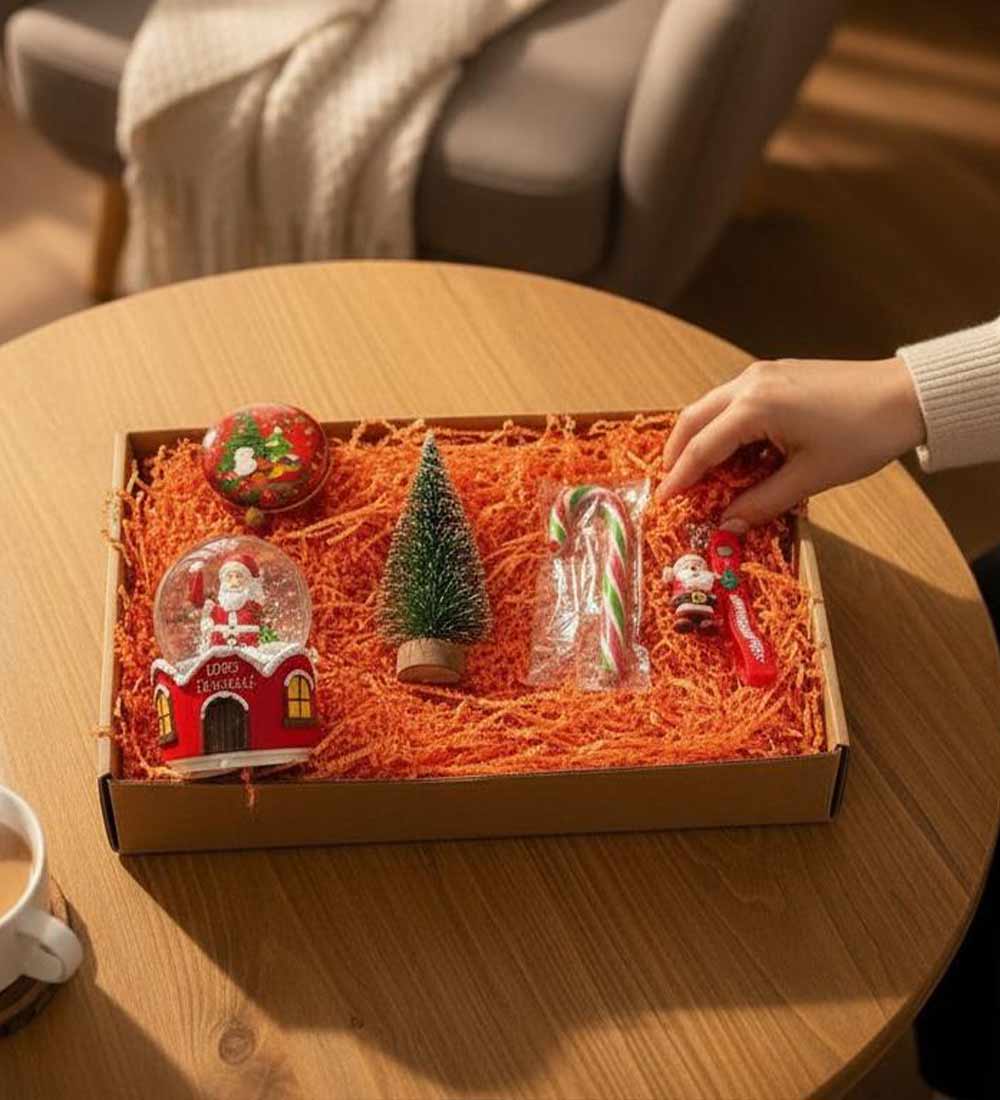 Yılbaşı Hediyesi Süper Kar Küreli Kutulu Set