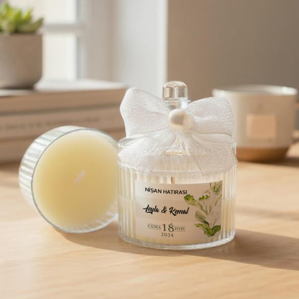 Söz - Nişan - Nikah Hediyesi Şekerlik Mum 012 Söz - Nişan - Nikah Hediyesi Şekerlik Mum 012