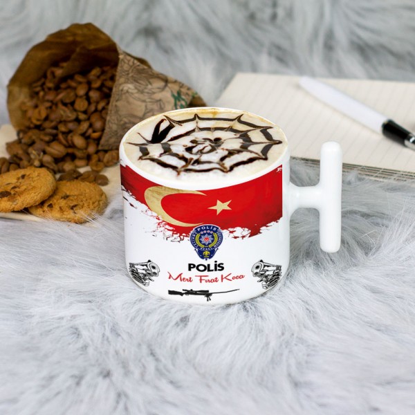 Polise Hediye Latte Fincanı 002