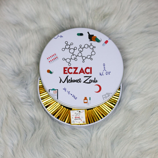 Eczacı Metal Kutuda Çikolata 100 Adet 003