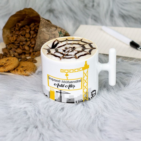 İnşaat Mühendisi Latte Fincanı 002
