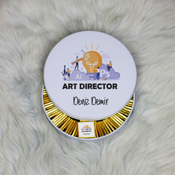 Art Director Metal Kutuda Çikolata 100 Adet