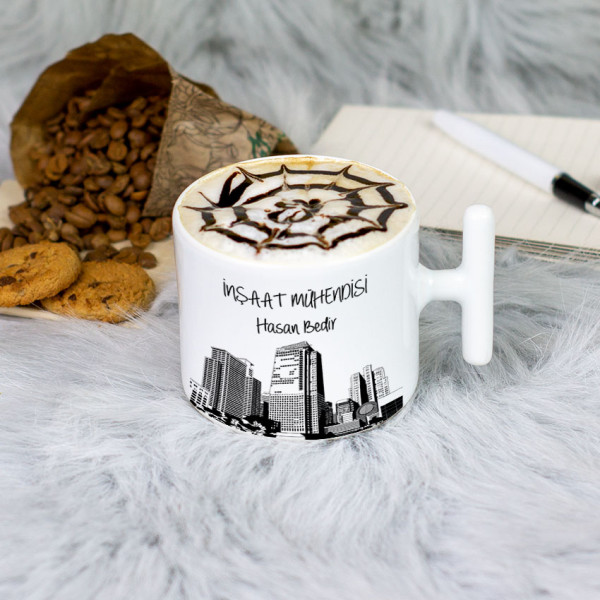 İnşaat Mühendisi Latte Fincanı 001