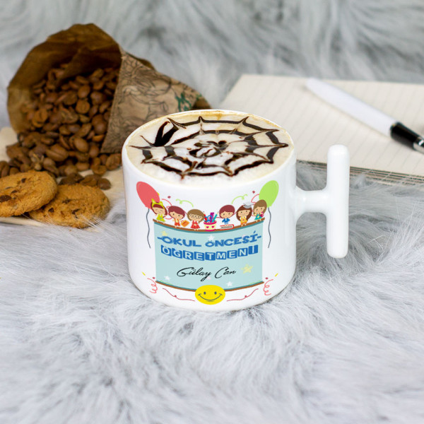 Okul Öncesi Öğretmeni Latte Fincanı 002