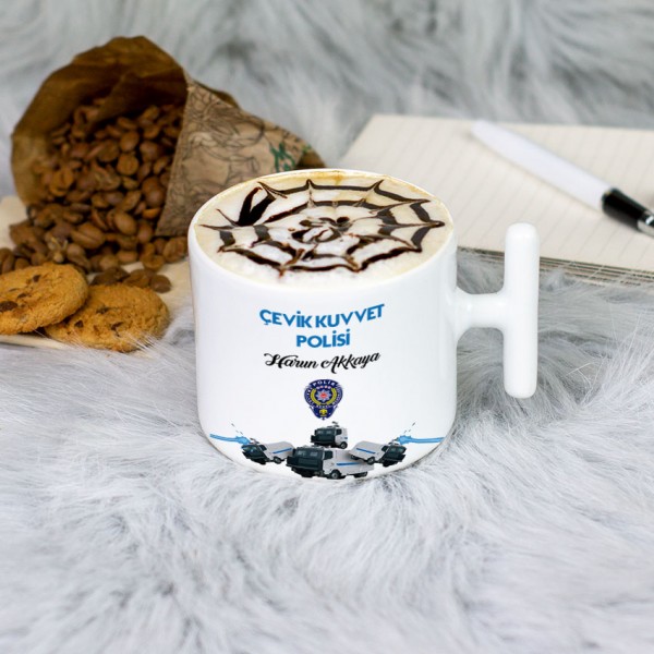 Çevik Kuvvet Polisi Latte Fincanı 001