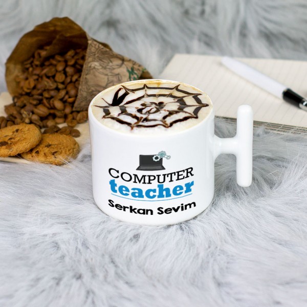 Computer Teacher Latte Fincanı