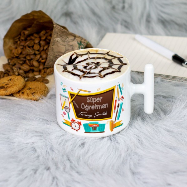 Süper Öğretmen Latte Fincanı