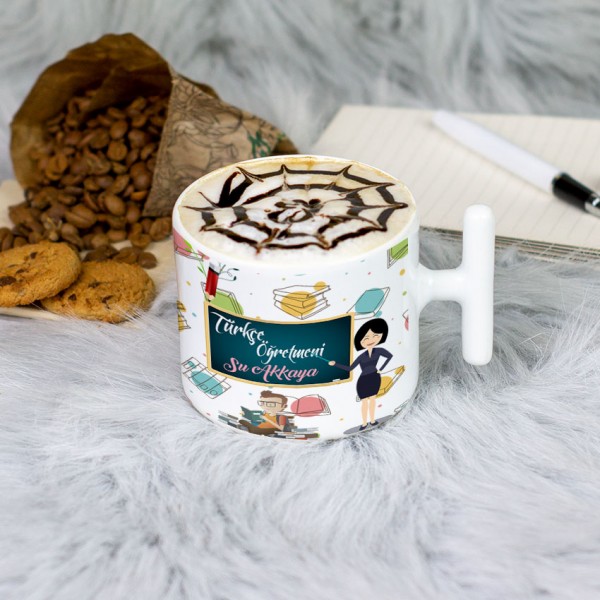 Türkçe Öğretmeni Latte Fincanı 006