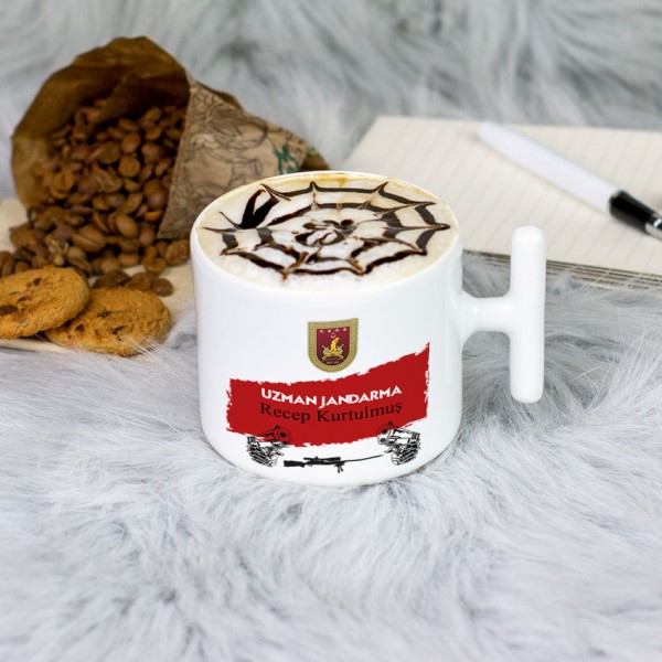Uzman Jandarma Latte Fincanı