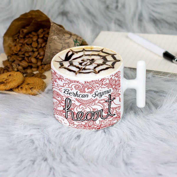 Heart Latte Fincanı