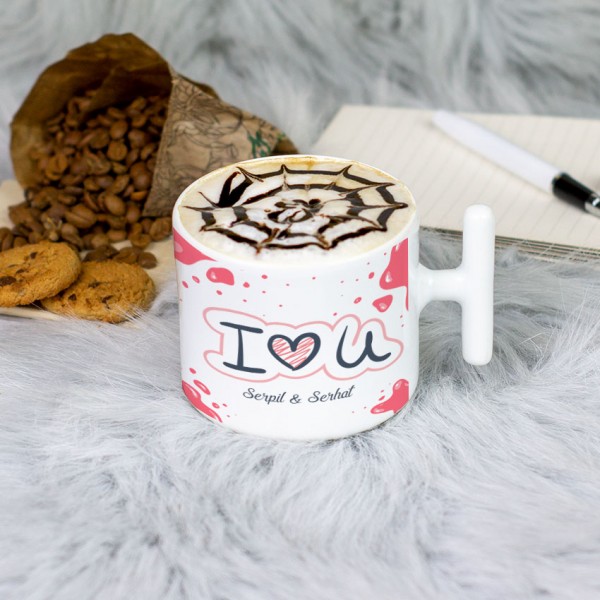 I Love You Latte Fincanı