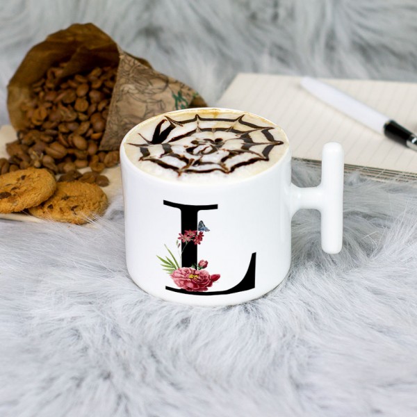 L Harfi Latte Fincanı