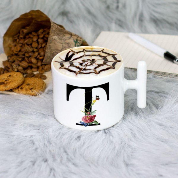 T Harfi Latte Fincanı