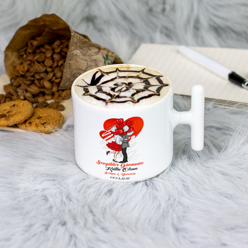 Sevgiliye Hediye Latte Fincanı 010 Sevgiliye Hediye Latte Fincanı 010