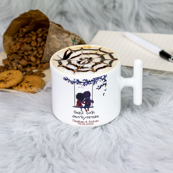 Sevgililer Günü Hediyesi Latte Fincanı 009