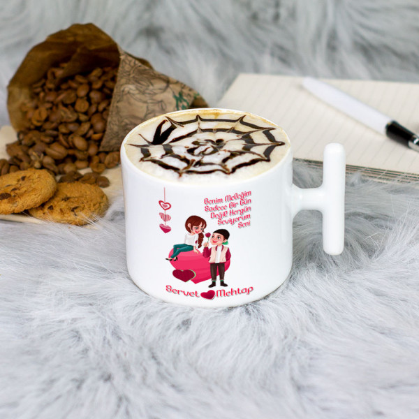 Sevgililer Günü Hediyesi Latte Fincanı 025