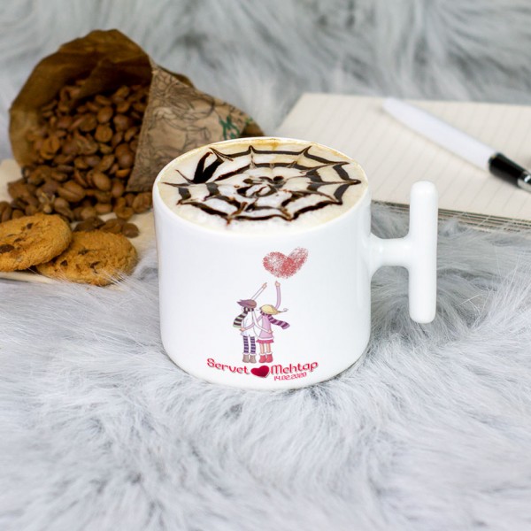 Sevgiliye En Güzel Hediye Latte Fincanı 006