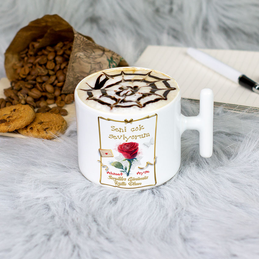 Sevgiliye Hediye Latte Fincanı 015 Sevgiliye Hediye Latte Fincanı 015