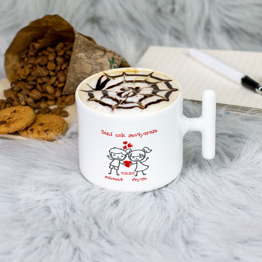 Sevgiliye Hediye Latte Fincanı 020 Sevgiliye Hediye Latte Fincanı 020