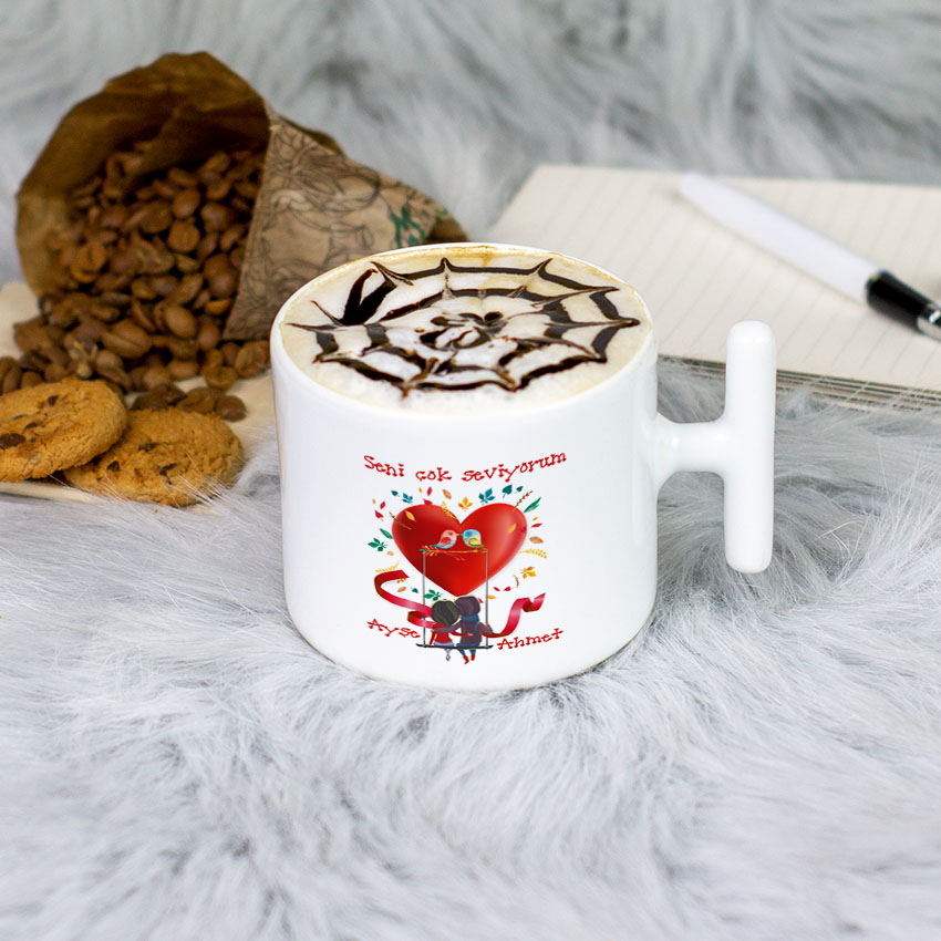 Sevgiliye Hediye Latte Fincanı 026 Sevgiliye Hediye Latte Fincanı 026